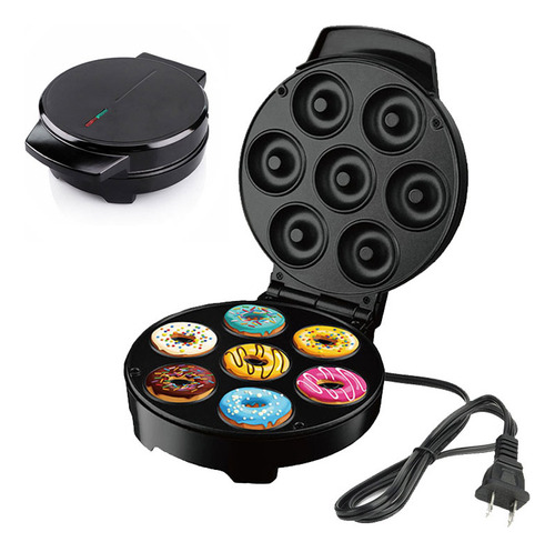 Mini Donut Maker, Superficie Antiadherente Eléctrica, 110 V