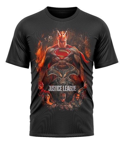Playera Superman Batman Justice League Liga Justicia Flash