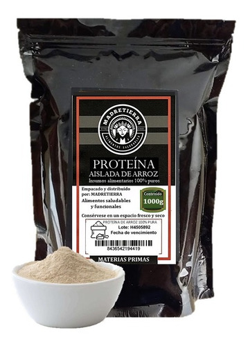 Proteína De Arroz 1000g /vegana - g a $73