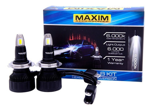 Kit Hid Led - H7 - 6.000k - 7.000lm