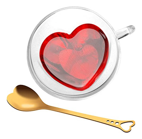 Taza Con Forma De Corazón - Taza De Café O Taza De Té De Vid