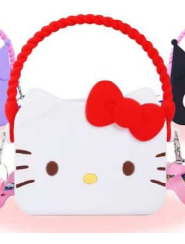 Bolso Monedero De Hello Kitty Blanco