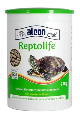 Ração Alcon Reptolife Para Tartarugas E Répteis 270g