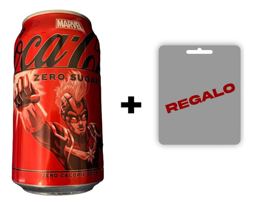 Coca-cola Edición E Marvel Universe Capitan Marvel + Regalo