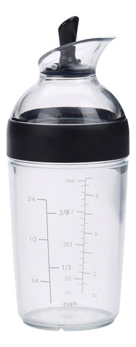 1pc Ensalada Shaker Contenedor Universal Salsas Negro