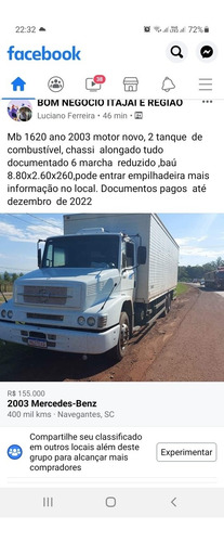 Imagem 2 de 2 de Mercedes-benz L1620