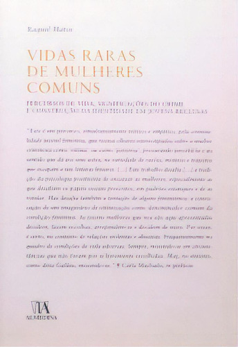 Vidas Raras De Mulheres Comuns, De Matos Raquel. Editora Almedina Em Português