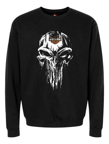 Buzo Estampado Varios Diseños Harley Davidson Calavera 