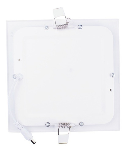 Painel Plafon Led 12w Quadrado Embutir Branco Frio Luminária