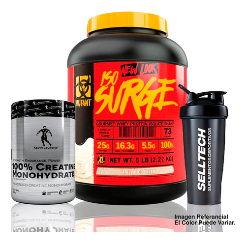 Pack Iso Surge 5 Lb Vainilla+creatina Kevin Levrone 300gr