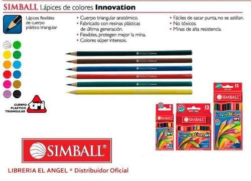 Lapiz Color Innovation X 12 Corto Simball Lapices Pinturitas