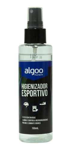 Higienizador Bactericida Limpador Sport Algoo 150ml Produtos