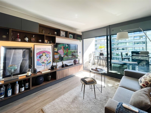 Moderno Departamento En Venta De 1 Dorm. En Lo Barnechea