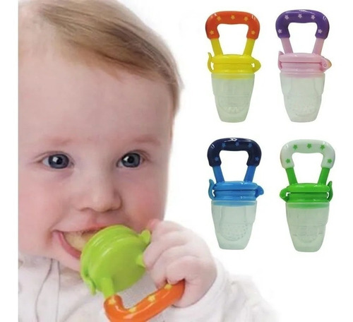 Imagen 2 de 2 de Chupón Bebes Fruta, Alimentos Papilla Con Su Seguro.