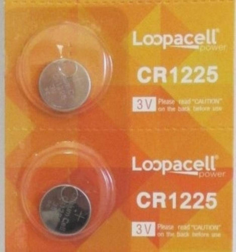Loopacell Cr1225 - Paquete De 2 Bateras De Termmetro