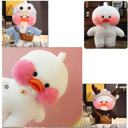 Imagen 6 de 10 de Peluche De Pato Lalafanfan, Peluche, Suave, Kawaii