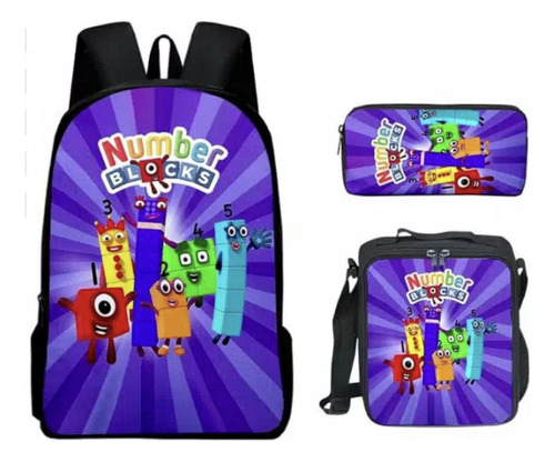 Numberblocks Mochila De Estudiante Impresa Mejor Vendido .o