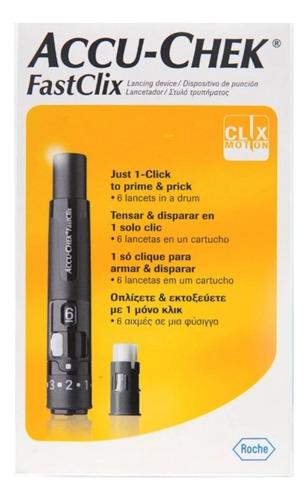 Lancetero De Puncion Accu-chek® Fastclix + 6 Lancetas