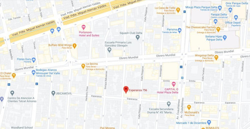 Imagen 4 de 6 de Departamento En Narvarte (erny)