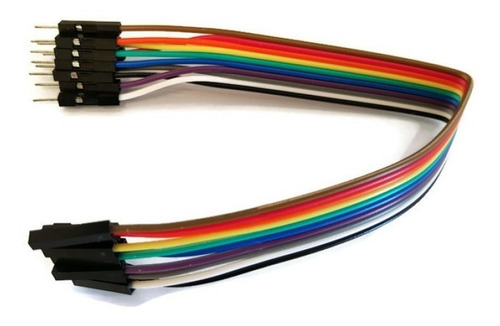 20 Cables Dupont Jumpers Para Protoboard 20cm Macho Hembra