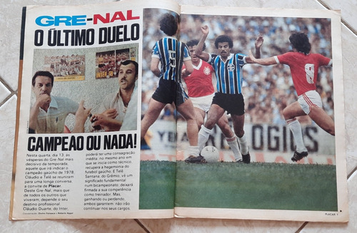 Revista Placar 451 Flamengo Pôster Bahia (Usado)