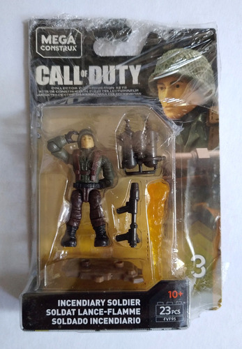 Mega Construx Call Of Duty Soldado Incendiario Serie 3