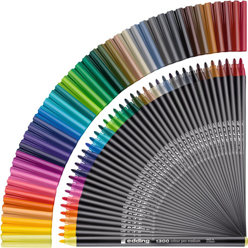 Marcador Para Papel Edding 1300 Set X 40 Colores