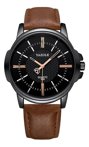 Reloj Yazole Ref: 765 Café/negro