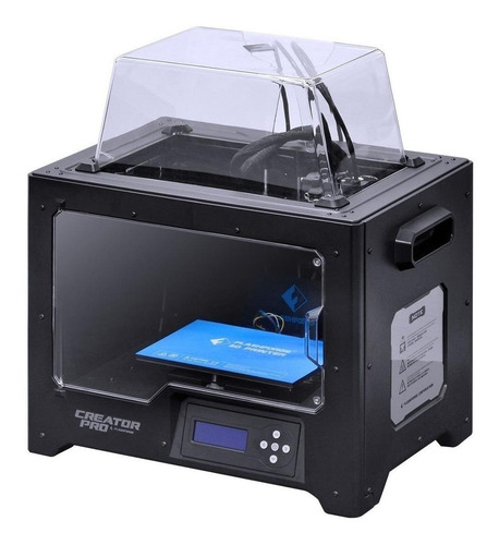 Impresora 3D Flashforge Creator Pro color black con tecnología de impresión FDM