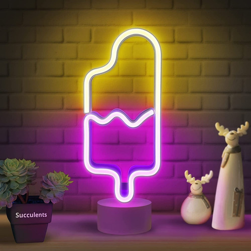 Lámpara Led, Luz Neon, Diseños Para Pared Y Escritprio