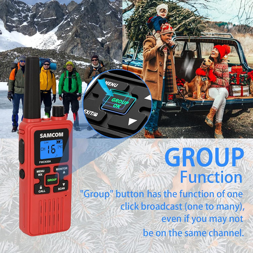 Radio Bidireccional Walkie Talkies De Largo Alcance Para Adu