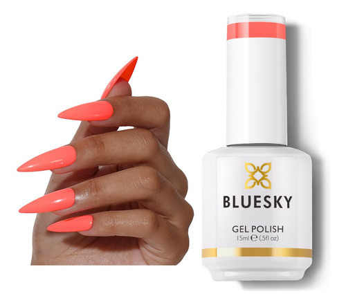 Bluesky Esmalte Gel Rosa, Fragante Y Larga Duración 15ml