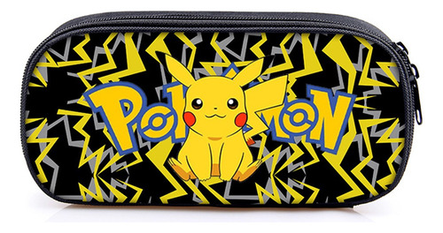 Cartuchera Pokemon Pikachu Escolar Estuche Lápices Niños