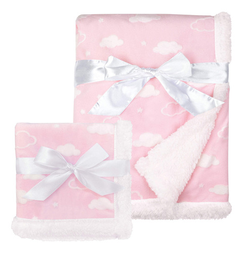 American Baby Company Heavenly Soft Chenille Minky Dot Manta