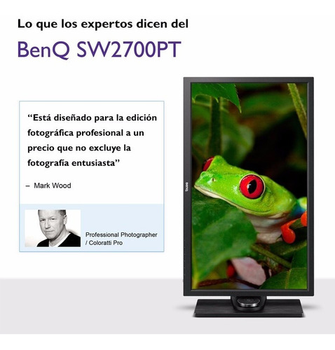 Monitor Hdmi Fotografía Benq 27 2k Sw2700pt 99% Adobe Rgb