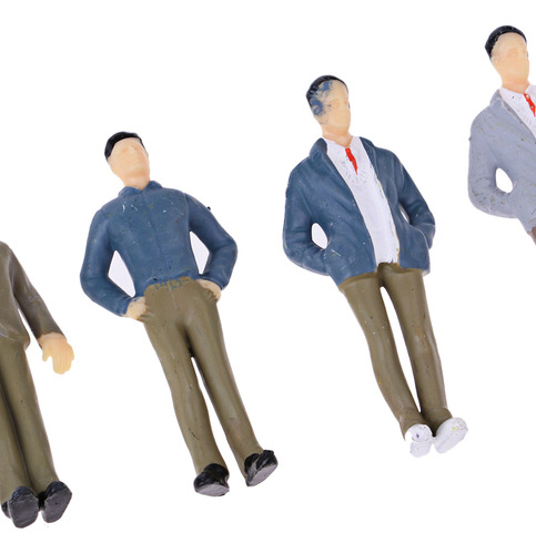 1:25 Building Layout Model People Ho Pintada Pasajeros