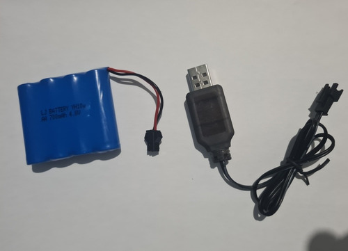 Bateria 4.8v / 700mah Smp-02 + Charger Usb Inteligent 250ma