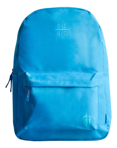 Mochila Clásica Universidad Católica 16 Litros Morral Moose Color Azul Diseño De La Tela Poliéster