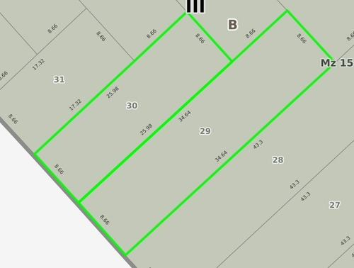 Imagen 2 de 4 de Oportunidad Venta De Lotes Con Escritura En Domselaar!!!