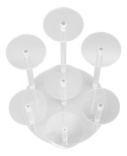 Soporte Para Magdalenas De Acrílico Redondo De 7 Niveles