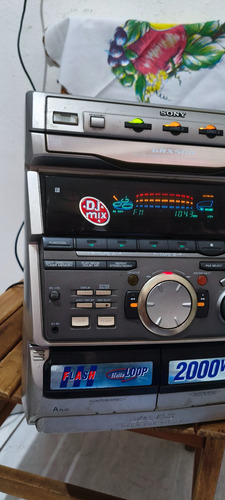Mini System Sony Grx 500 No Estado Prata 200 W (Usado)