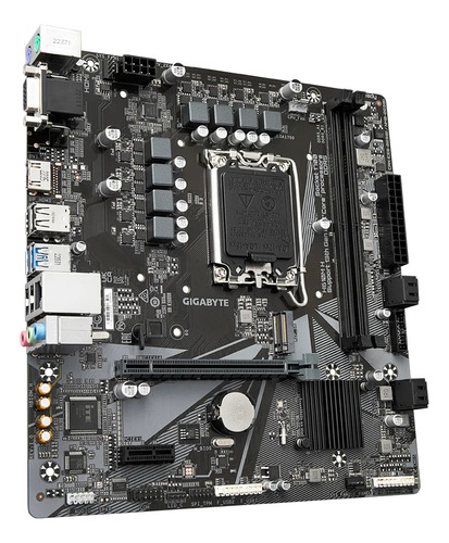 Tarjeta Madre Gigabyte H610m H Lga 1700 2x Ddr5 1x M.2 Kt