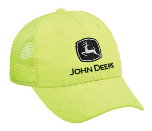 Gorro Jockey John Deere De Malla De Alta Visibilidad 