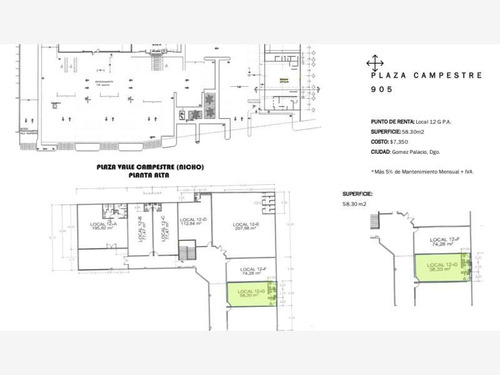 Imagen 2 de 3 de Local Comercial En Renta Villa Campestre