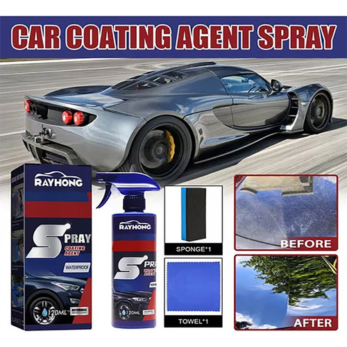 2 Agente De Recubrimiento Nano, Aerosol Para Coches