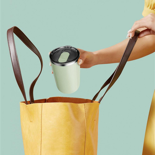Taza De Café Magnética Autoagitadora Automática Verde