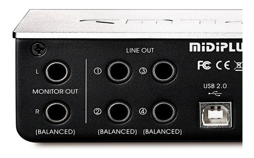 Imagen 8 de 10 de Placa De Sonido Midiplus Studio 4 24 Bits 192khz