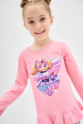 Remera Skye Sky Paw Patrol Peppa Pig Niña Nena Beba Algodón