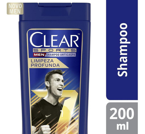 Kit C/ 6 Shampoo Anticaspa Clear Men Sports Limpeza