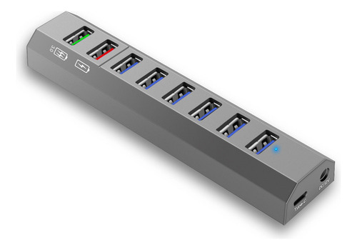 Hub Usb Powered 8 Hub Usb Multipuerto Con 6 Puertos Usb...